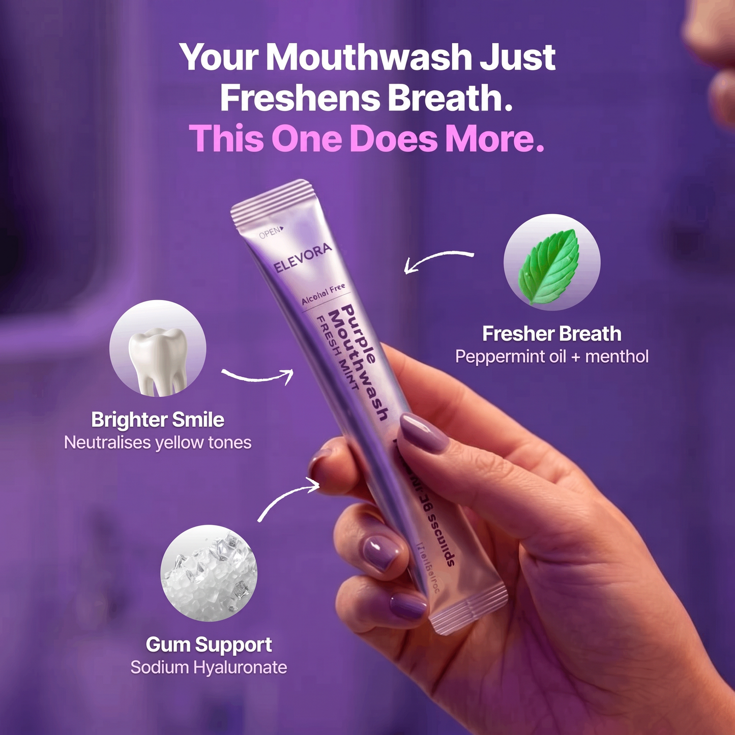 Elevora Purple Mouthwash