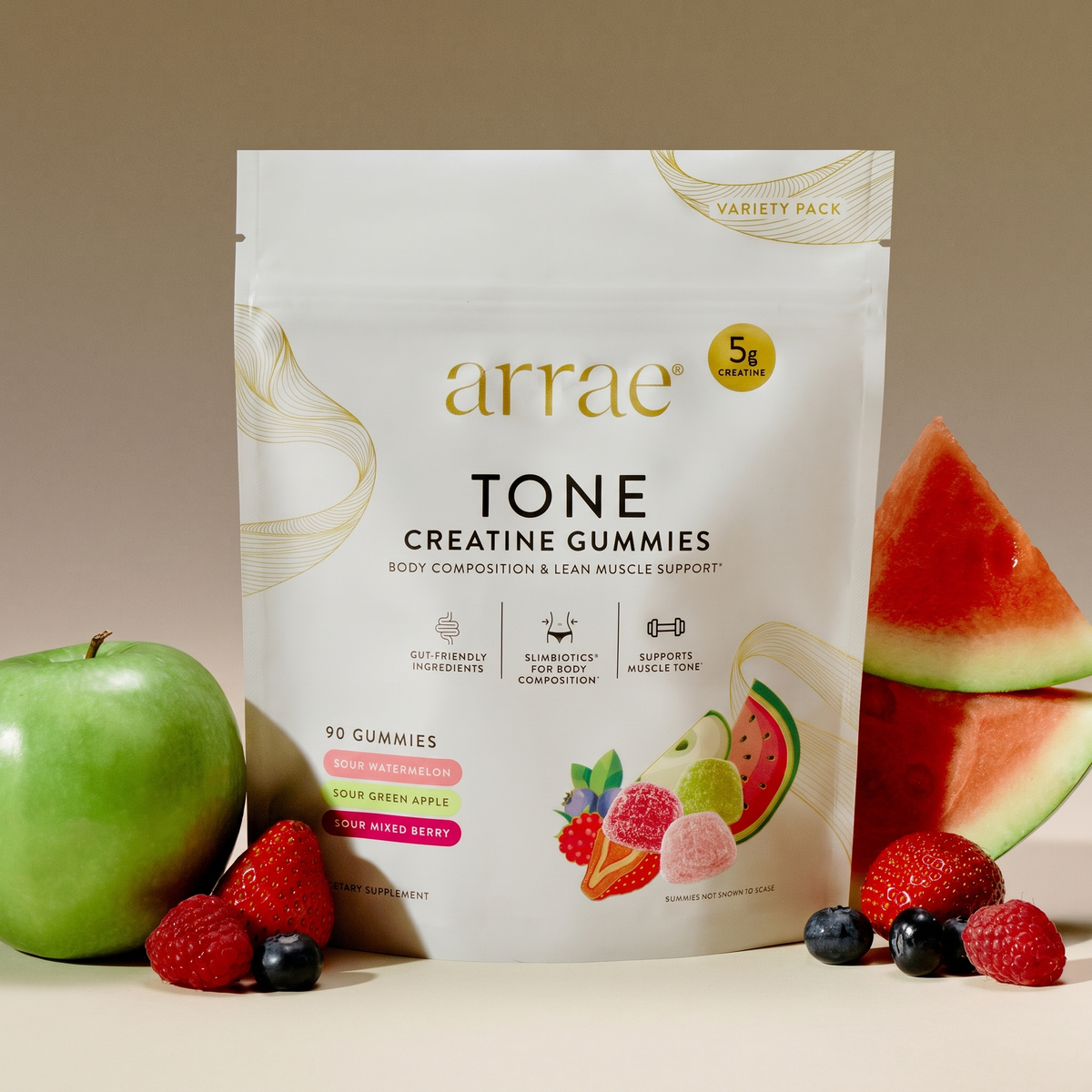 Tone Creatine Gummies Variety Pack