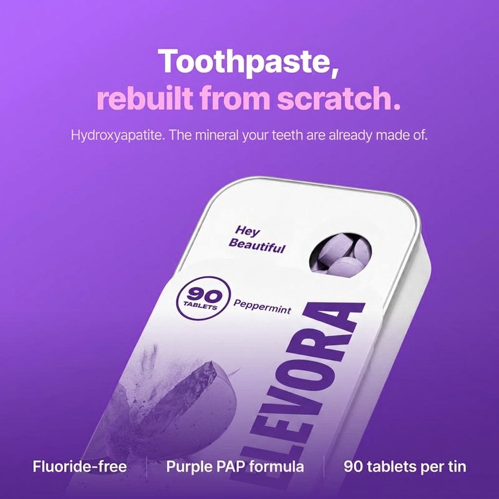Purple Whitening Toothpaste Tablets